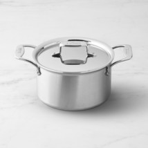 All-Clad BD55504  D5 Brushed  5-Ply 4 quart Soup Pot with Lid  (DEMO/DENT) - $99.99