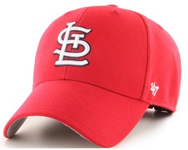 St Louis Cardinals MLB &#39;47 MVP Red Basic Hat Cap Adult Men&#39;s Snapback Ad... - £17.95 GBP