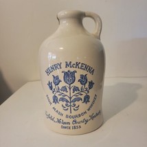 Vintage 1972 Henry McKenna Sour Mash Bourbon Whiskey Half Gallon Crock Jug  - $21.46