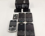 Blackberry Cell Phone Lot For Parts / Repair Classic Bold Smartphone Black - $48.37