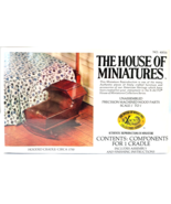 House of Miniatures Kit #40035 1:12 Hooded Cradle Rocking Baby Bed Circa 1750 - $16.44