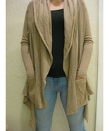 Ralph Lauren Sport Women&#39;s Open Front Wrap Sweater Cardigan Brown Nutmeg... - $36.36 CAD+
