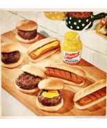 1954 French&#39;s Mustard Advertisement Vintage Condiments Hotdog Hamburger ... - $558.38 MXN