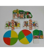 1976 Sesame Street Fair Game Replacement pieces Lot Of 6 - £5.35 GBP