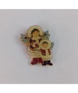 Vintage Alaska Eskimo Angels Christmas Lapel Hat Pin - $8.25