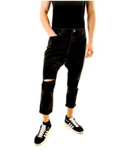One Teaspoon X Man Mens Jeans Vintage Denim Mr Ripped Low Rise Black S - £59.22 GBP