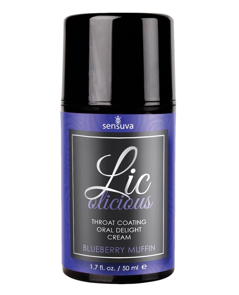 LIC O LICIOUS ORAL DELIGHT EDIBLE THROAT CALMING CREAM BLUEBERRY MUFFIN ... - $16.82