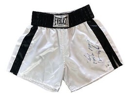 Hector Camacho Signed Everlast Boxing Trunks The Macho Man Inscribed BAS - £152.58 GBP
