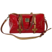 Dooney And Bourke RED Purse Shoulder Handbag Vintage 90s Slippery Sexy Leather - £45.46 GBP