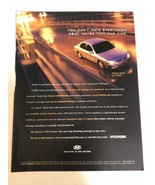 1999 Hyundai Sonata Car Vintage Print Ad pa7 - $7.91