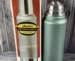 Vintage Aladdin Stanley A-944C Green Thermos w/ Box - Base Only  - $16.44