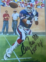 Andre Reed (Bills, Hof 2014) Signed Glac Free Shipping - £15.95 GBP