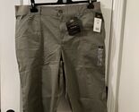Lee Flex-To-Go Skimmer Capri Pants Womens 20W Medium Green Mid Rise Pants - $44.65