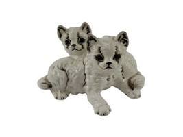 Vintage B.P Ceramic Glazed Cat Kittens Hand Paint Figure No. 1551 Made In Italy  - £42.69 GBP