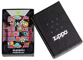 Cool Retro 540 Multisided Peace Abstract  Zippo Lighter - $696.15 MXN
