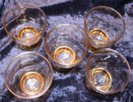 Libbey Glass Co - Golden Tumbler - 3 oz - Set of 5 - $34.99