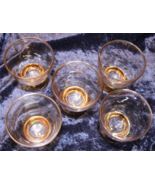 Libbey Glass Co - Golden Tumbler - 3 oz - Set of 5 - $654.48 MXN