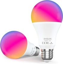 Wifi Smart Light Bulbs, 16 Watt 150 Watt Equivalent 1600 Lumen Ultra, 2 Pack. - $44.93