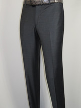 Men Suit BERLUSCONI Turkey Italian Wool 180's Double Breasted UGS94-14 Charcoal image 9