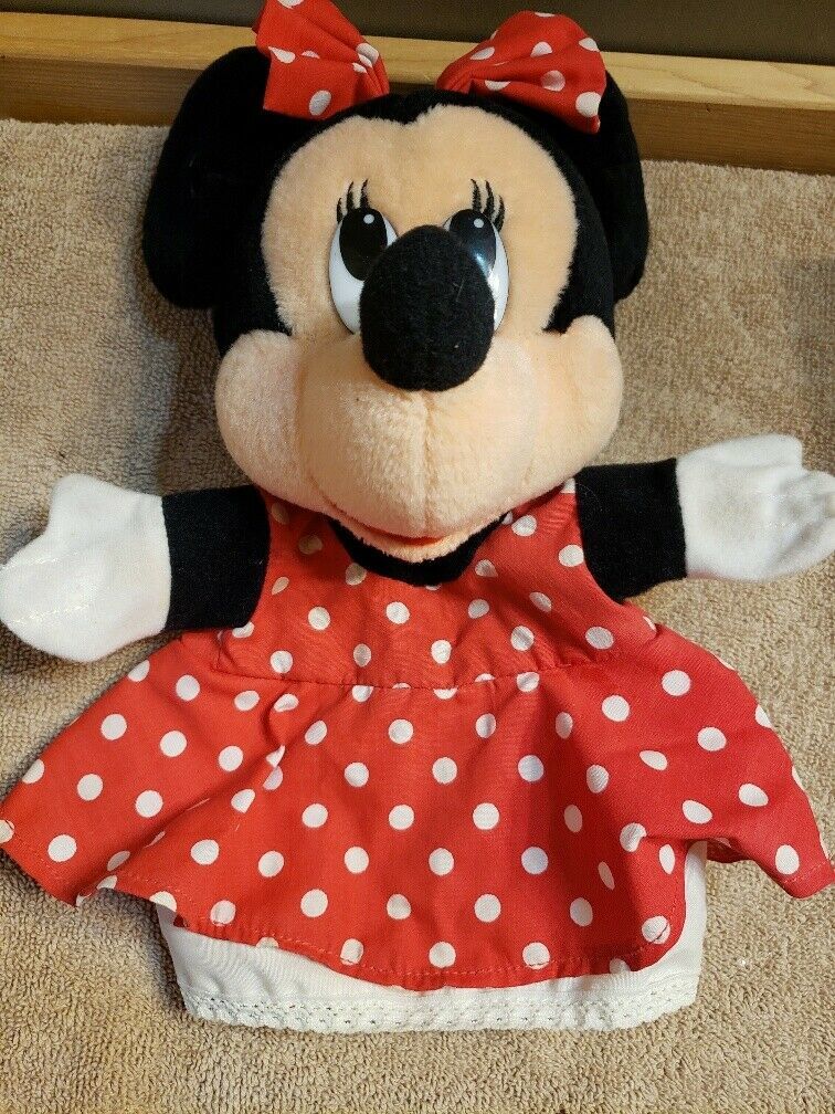 Disney Minnie Mouse Hand Puppet by Mattel dated 1993 - $14.84