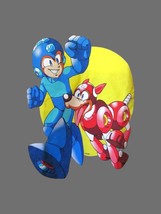 Lootpets Lootcrate MegaMan T-Shirt  and Matching Pet T-Shirt Size Med /Grey - £13.90 GBP