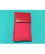 VALENTINO COUPEAU PARIS RED LEATHER WALLET with PULL OVER CLOSURE - Free Ship - $109.00