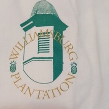 Williamsburg Plantation T Shirt White XL Unisex Plain AKA Vaction Village - $11.30