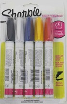 Paint Sharpie Oil Base Medium Point 5/PK AST 34971PP - $17.80