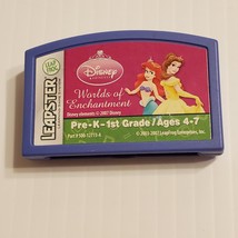 Disney Worlds Of Enchantment Princess Leapster Game Leapfrog Ages 4-7   - £6.39 GBP