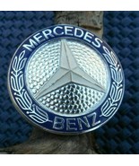 GENUINE MERCEDES W123 GRILL GRILLE HOOD BADGE EMBLEM 240D 300D 300CD 300... - $120.00