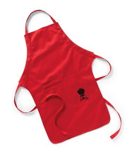 Weber Red BBQ Apron with Black Kettle Logo - £25.69 GBP