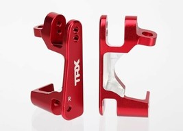 Traxxas Part 6832R Caster blocks aluminum red-anodized Slash Stampede X-... - $73.99