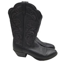 ARIAT Heritage Women’s 11 Black Leather Pull On R Toe Western Boots 10001037 - £54.49 GBP