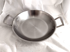 Emeril 11 Inch Stainless Steel Frying Paella Pan 2 Handles - £71.09 GBP