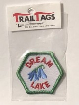 NIP Trail Tags Dream Lake Rocky Mountain National Park Embroidered Patch 1-1/2” - £7.69 GBP