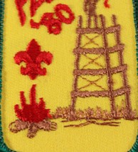 Vintage 1980 Fall Green Border Boy Scout America BSA Camp Patch - $11.69
