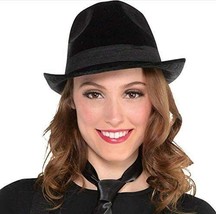 Amscan 841303 Black Fedora Hat for Adults, 1 Piece Black - £11.79 GBP