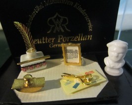 REUTTER PORZELLAN of Germany ~ Victorian Desk Set - $71.25