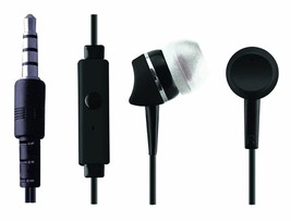 Sentry HM271 Talk-Buds Earbuds with Mic, Black - £7.77 GBP