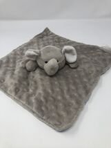 ELEGANT BABY GREY ELEPHANT SECURITY BLANKET LOVEY 11x11 Inches - $151.09 MXN