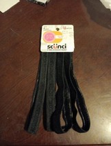 SCUNCI - No-Slip Grip Headwraps Assorted Colors 1.5 cm - 4 Pk (Y69) - £9.11 GBP