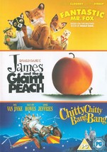 Fantastic Mr. Fox/James &amp; The Giant Peach/Chitty Chitty Bang Bang DVD (2... - $17.80