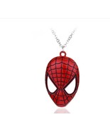 Superhero Spiderman Necklace  Mask Pendant  Choice of color - €12,03 EUR