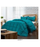 Premium Down Alternative Comfort Teal King Set 100% Polyester - $1,568.23 MXN