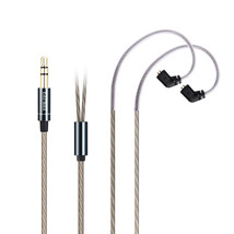 Silver Plated Audio Cable For qdc Uranus/FUSION/GEMINI/8sl/ha-2se/Neptun/8CS - £15.81 GBP