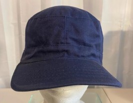 Navy Blue Patrol Hat Small Fixed Size 7 Pre-Owned - £10.11 GBP