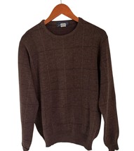 Tricots St. Raphael Brown 100% Pure Wool Crewneck Sweater Size Med - $24.74