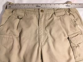 MENS 5.11 TACTICAL SERIES COTTON POLY BLEND KHAKI TAN 30" X 31.5" CARGO ... - $44.99