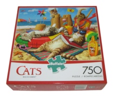 Buffalo Puzzle Beachcombers Cats 750 Pieces Plus Poster Sealed - £7.85 GBP