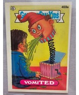 Garbage Pail Kids VomiTED 459a Half Pink Vomit Dark Yellow ** Checklist ... - $63.94 CAD